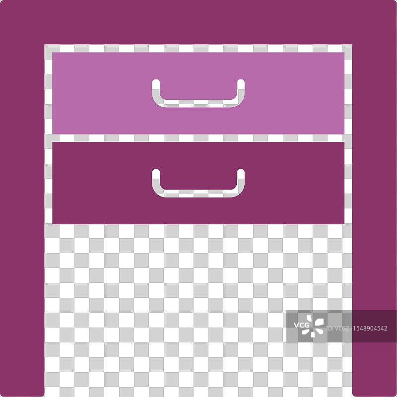 双色图标的边桌符号图片素材