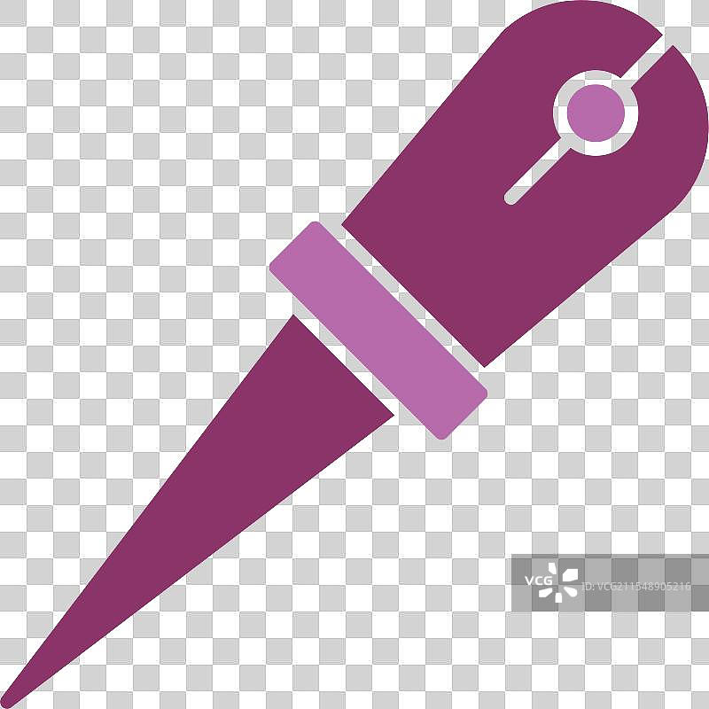 两色图标的锥形工具图片素材