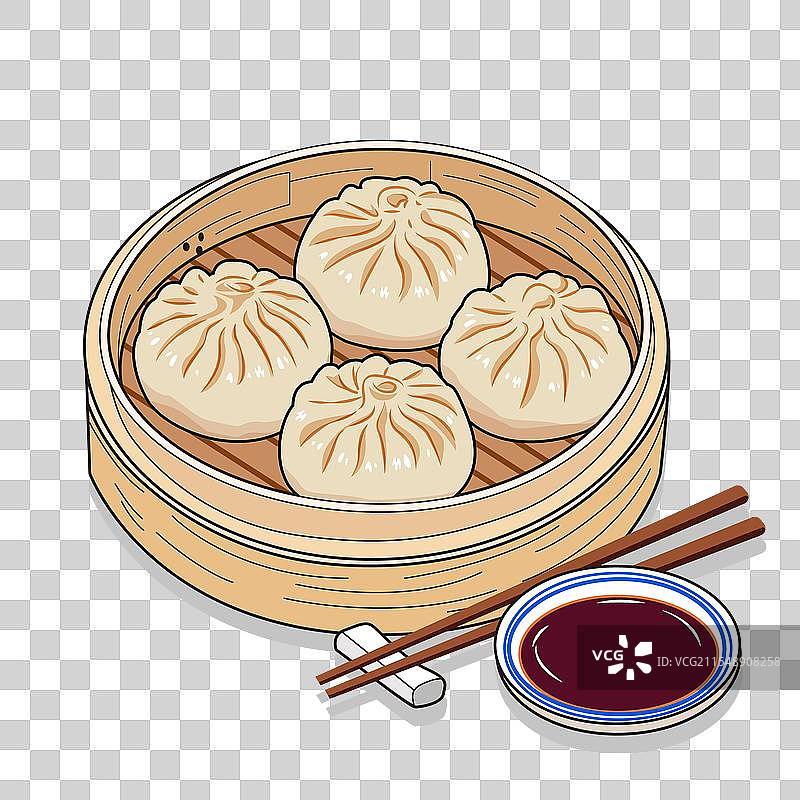 小笼包免抠素材图片素材