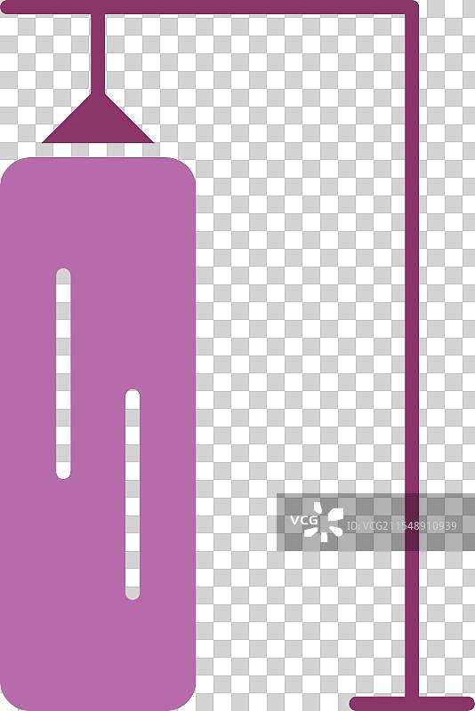 拳击袋图标，双色设计图片素材