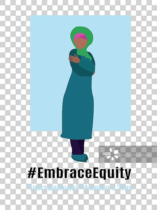 国际妇女节主题：拥抱公平图片素材