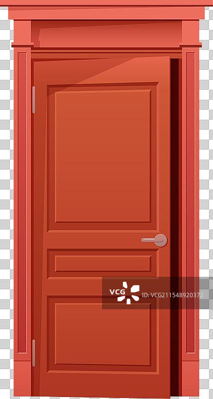 动画中的开裂门图片素材