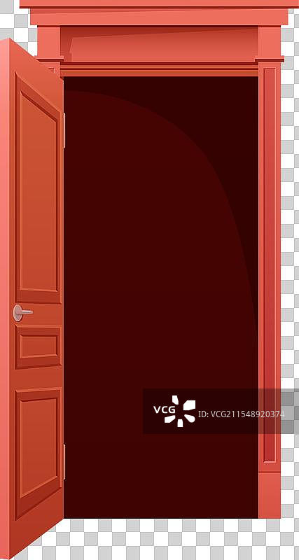 动画打开的门图片素材