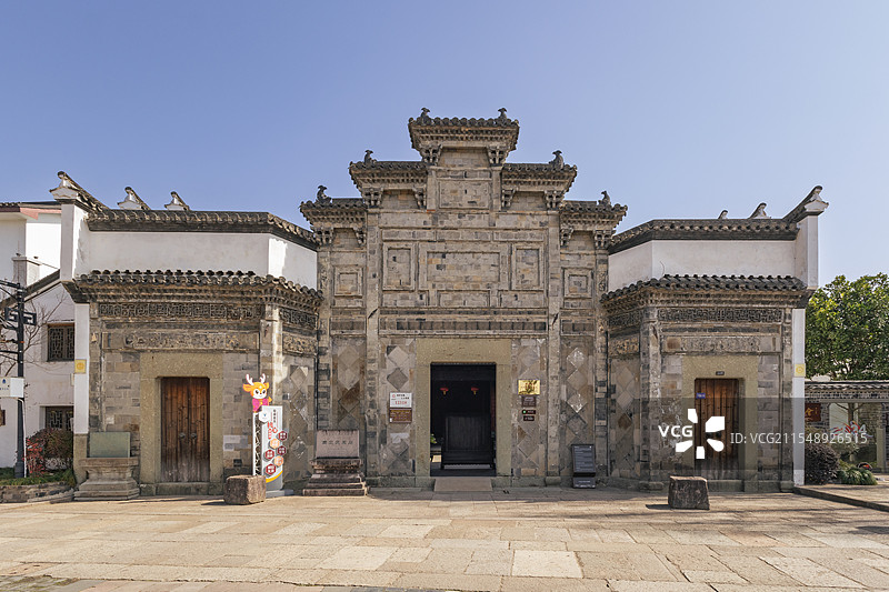 浙江衢州水亭门历史文化街区周宣灵王庙图片素材