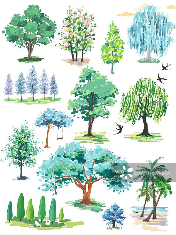 像大树一样生长图片素材