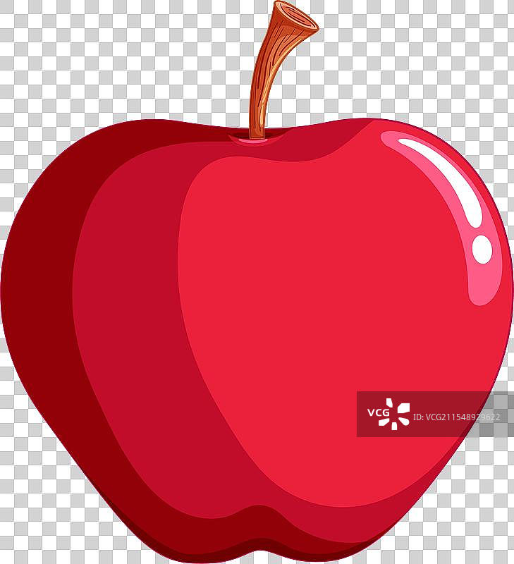 一幅生动的红苹果图形图片素材