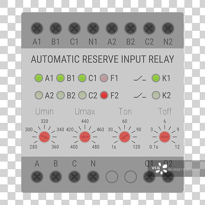 自动备用输入继电器图片素材