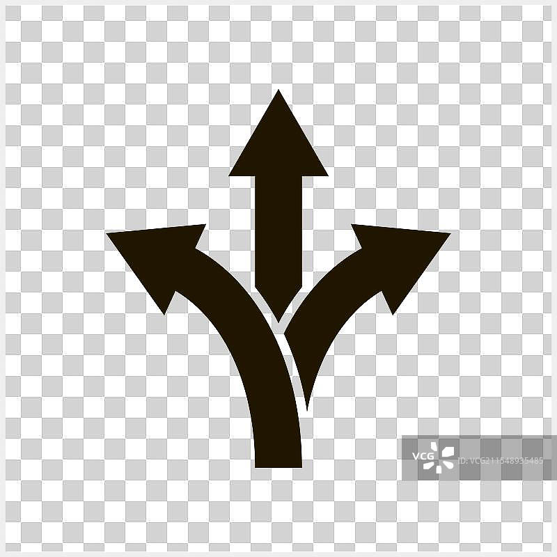 交通标志图标，孤立的道路箭头模板图片素材