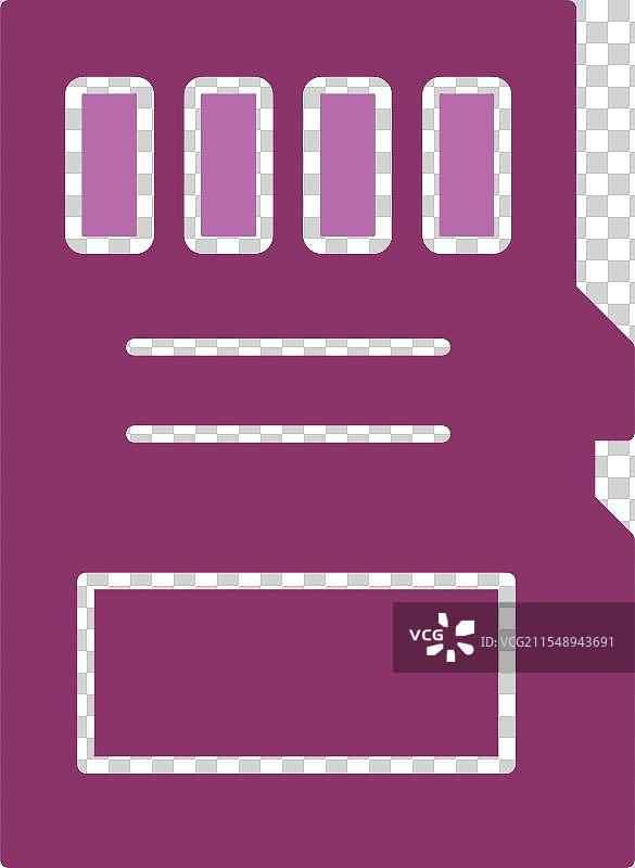 双色图标的SD卡符号图片素材