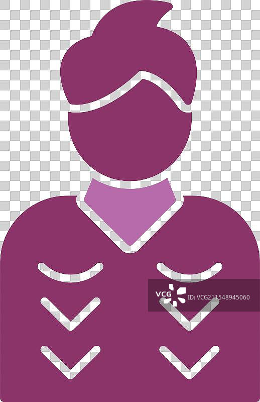 营养不良图标（双色）图片素材