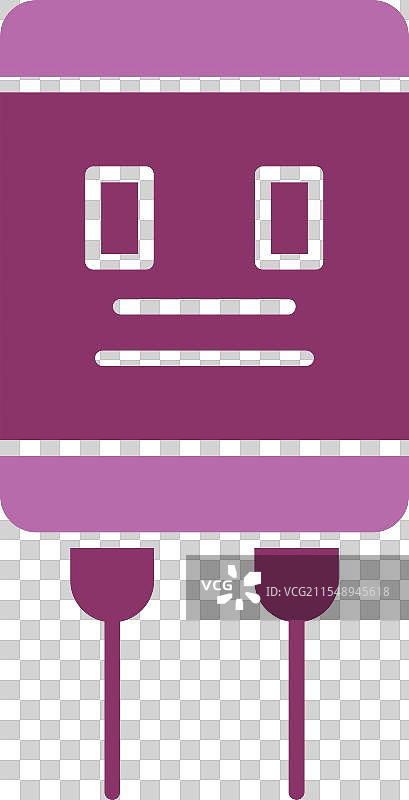 电容器图标，双色设计图片素材