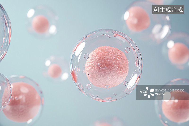 【AI数字艺术】细胞外泌体生物医疗图片图片素材