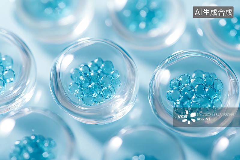 【AI数字艺术】细胞外泌体生物医疗图片图片素材