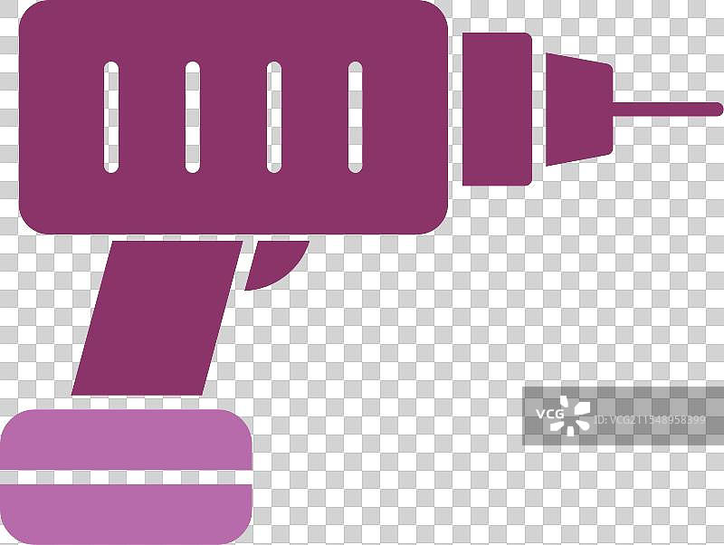 锤钻图标双色设计图片素材