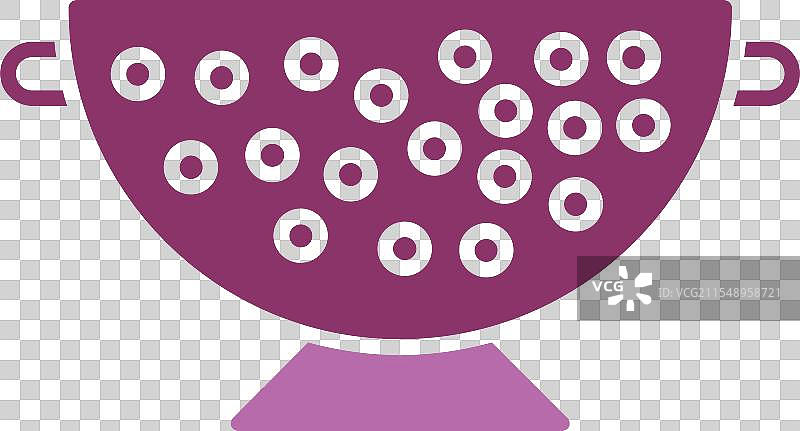 筛子图标，双色设计图片素材