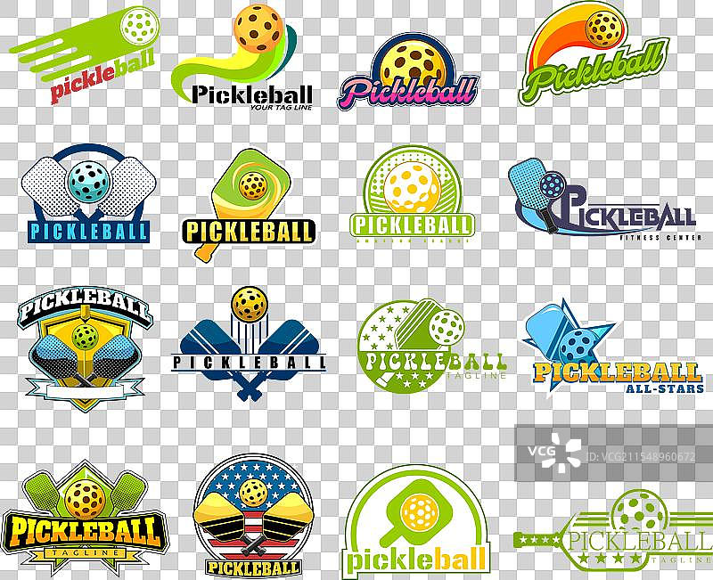 皮克尔球图形logo设计合集图片素材