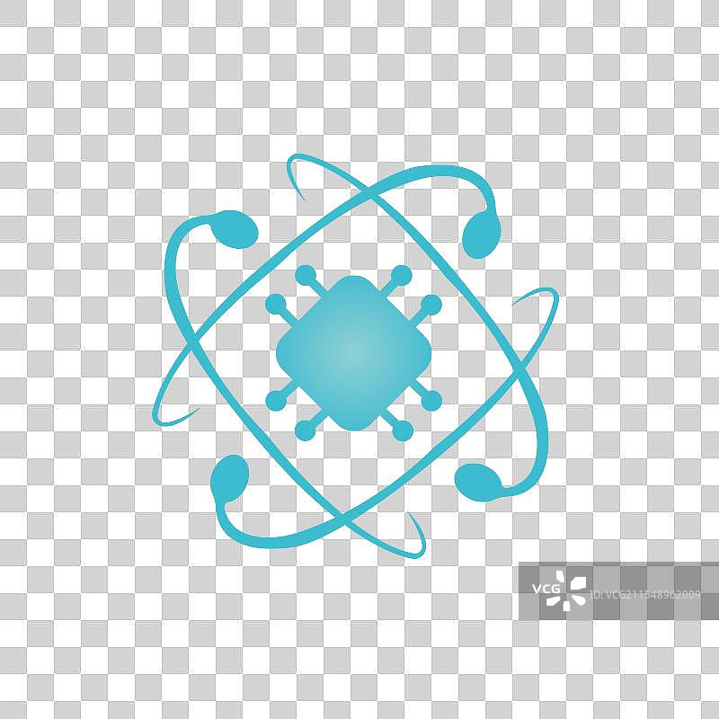 实验室化学图标或标志设计图片素材