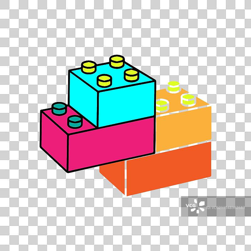 乐高排列图标图片素材