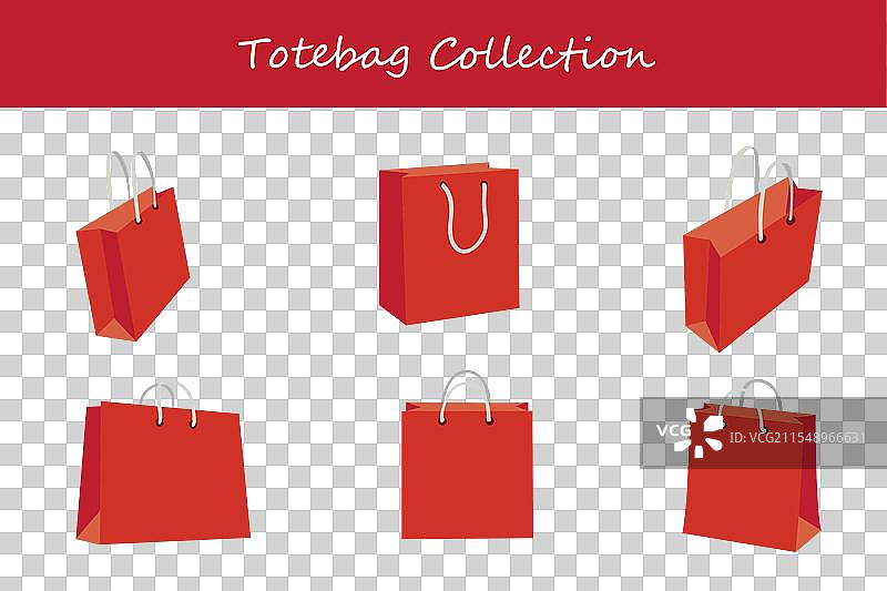 不同姿势的手提包系列图片素材