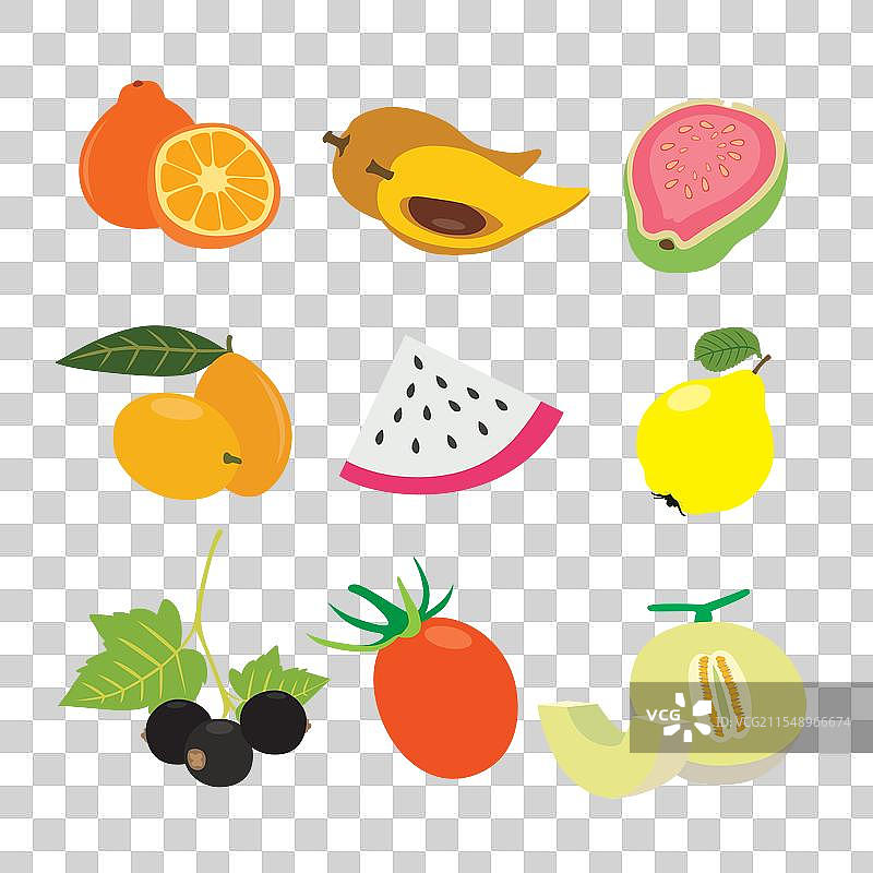 一阵新鲜水果的飞溅图片素材