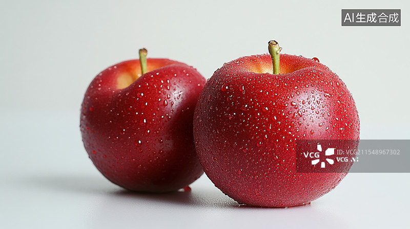 【AI数字艺术】红苹果图片素材