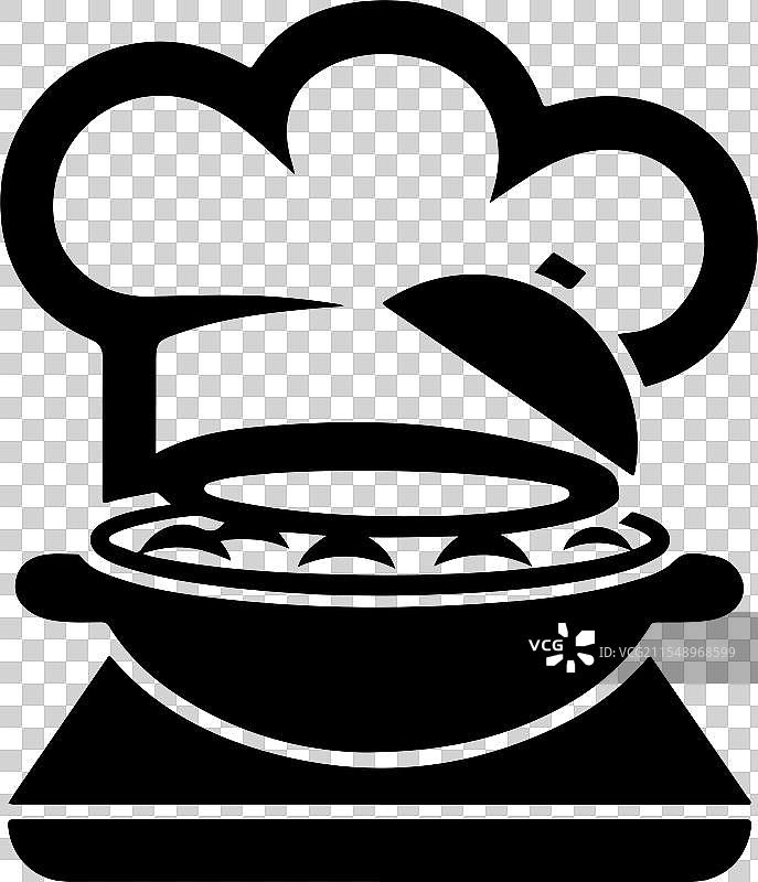 一顶传统的厨师帽图片素材