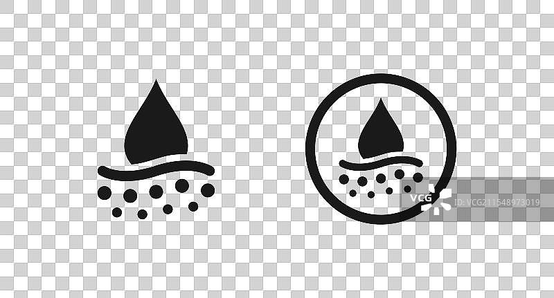 补水肌肤图标或补水肌肤标志图片素材