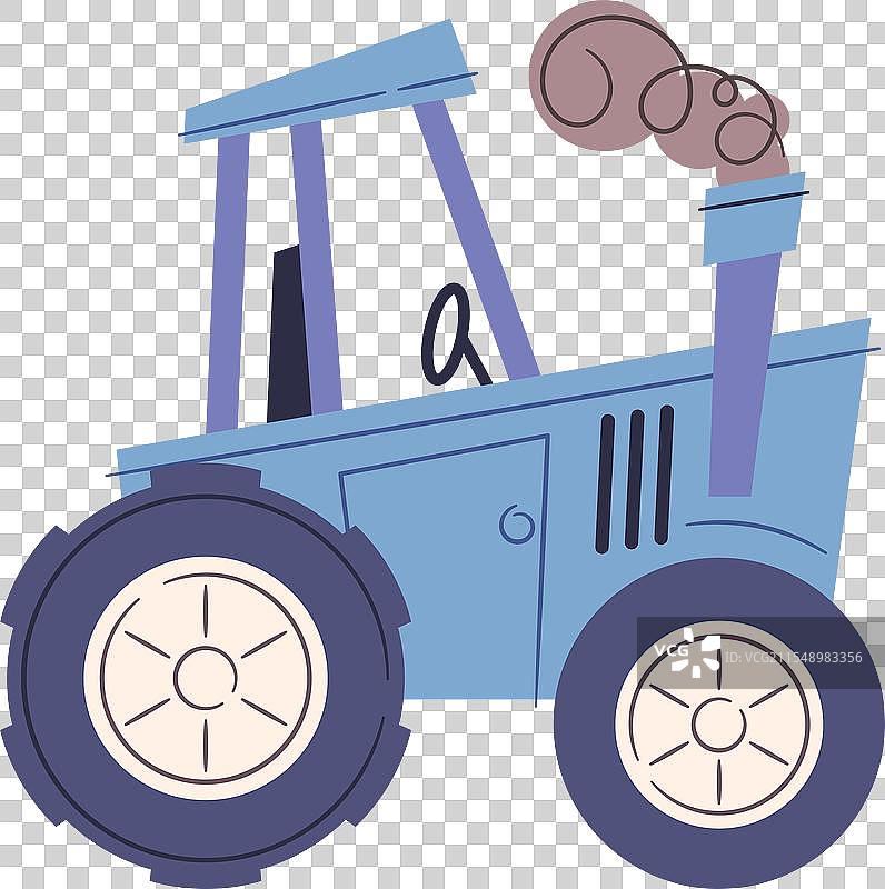 拖拉机农用机械图片素材