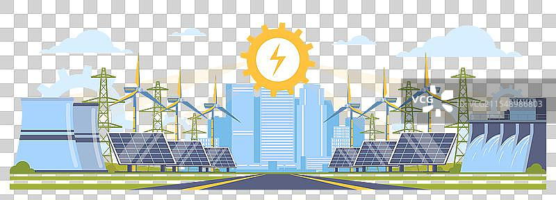 替代可再生能源资源绿色图片素材