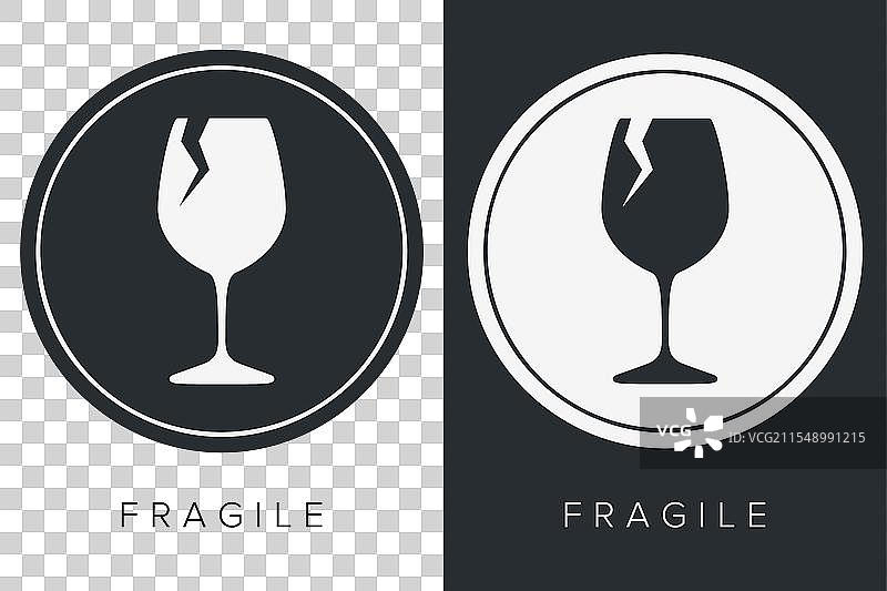 易碎物品，请小心轻放包装标志使用图片素材