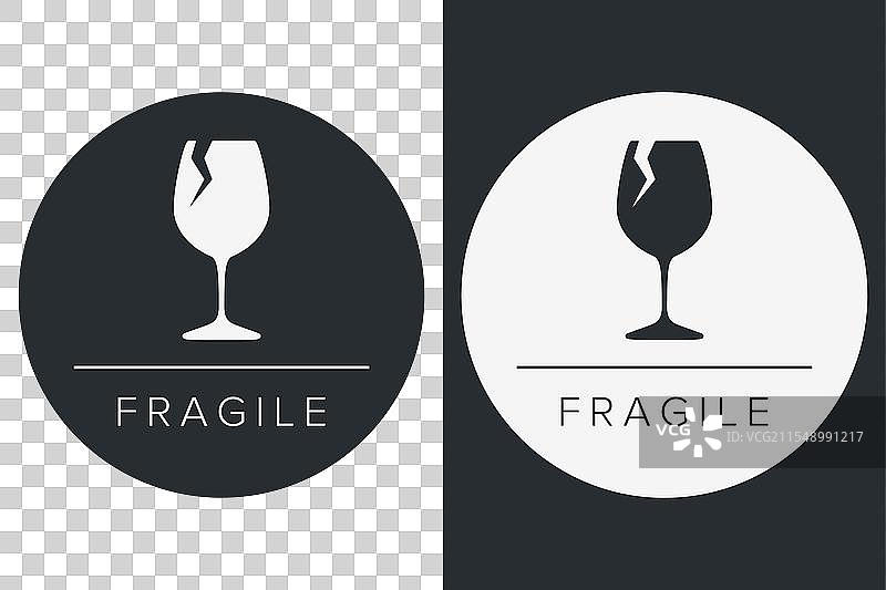 易碎物品，请小心轻放包装标志使用图片素材