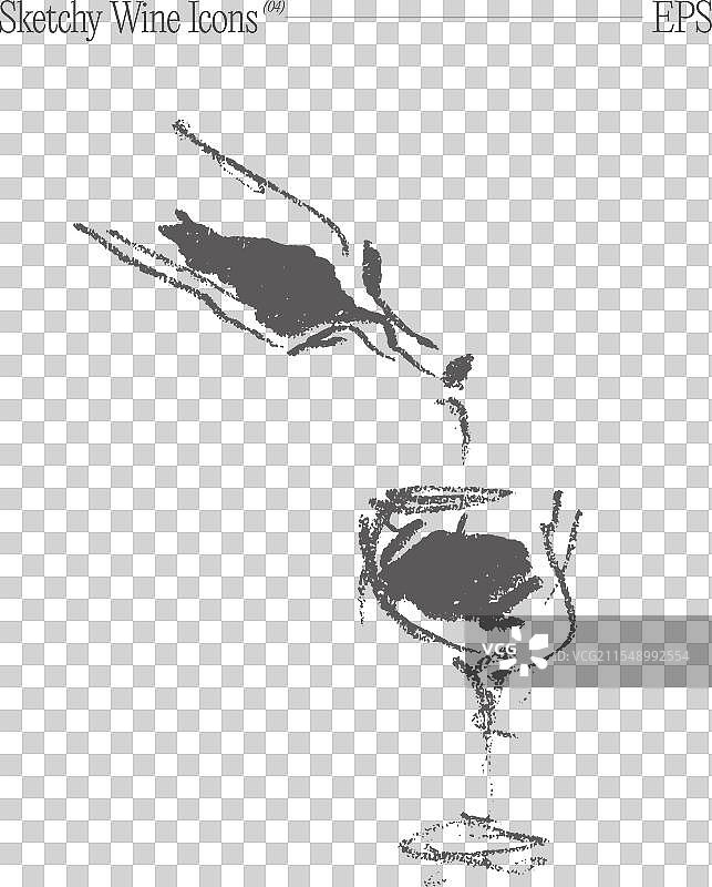 酒从瓶子倒入酒杯中图片素材