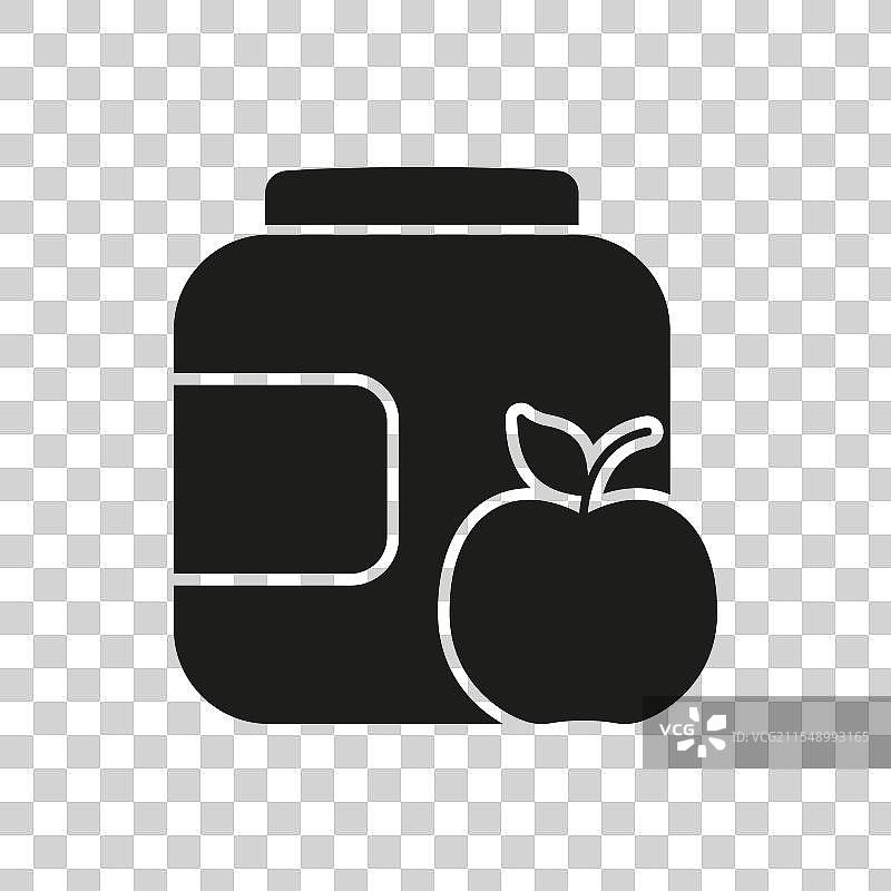 营养补充剂和健康食品的剪影图片素材