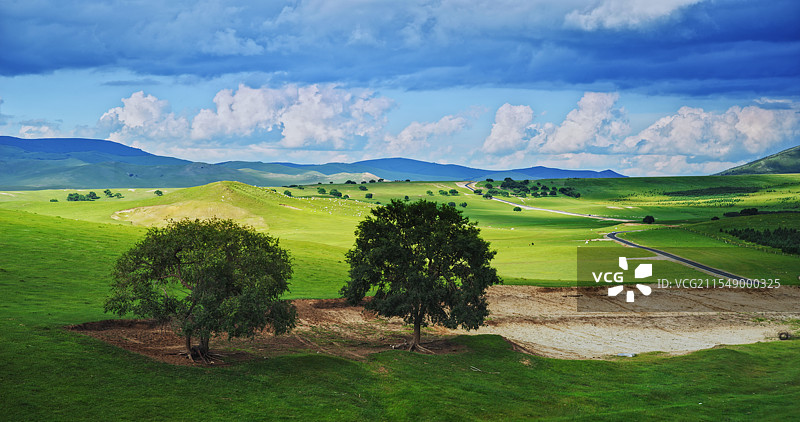 内蒙古草原自然风光图片素材