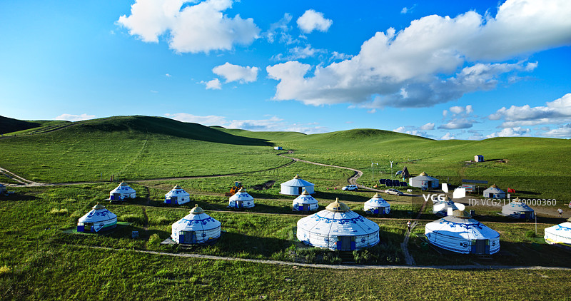草原蒙古包图片素材