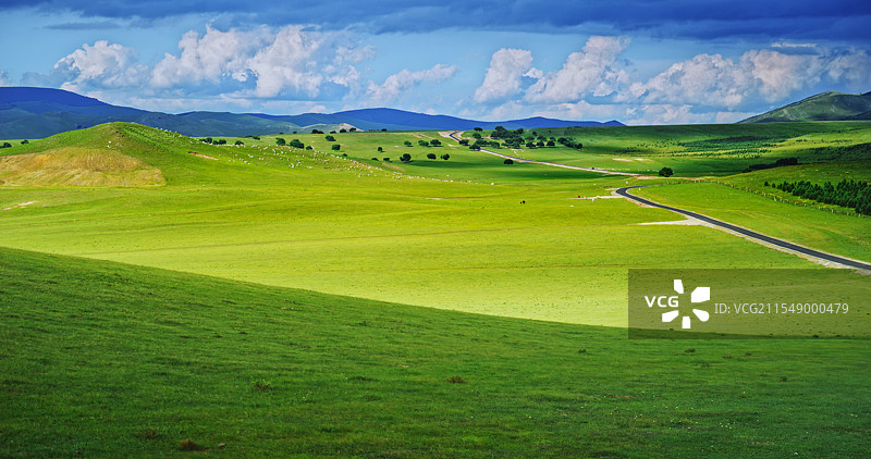 内蒙古草原自然风光图片素材