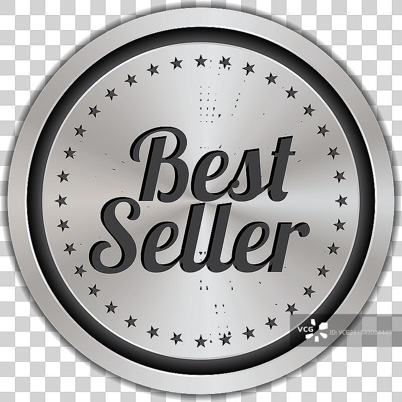 畅销书徽章图片素材