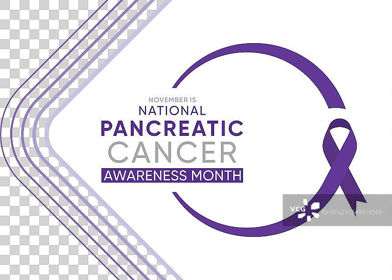胰腺癌意识月在每年11月举行图片素材