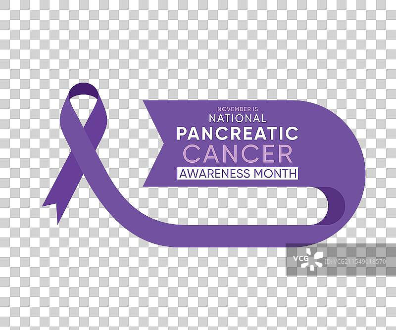 胰腺癌意识月在每年11月举行图片素材