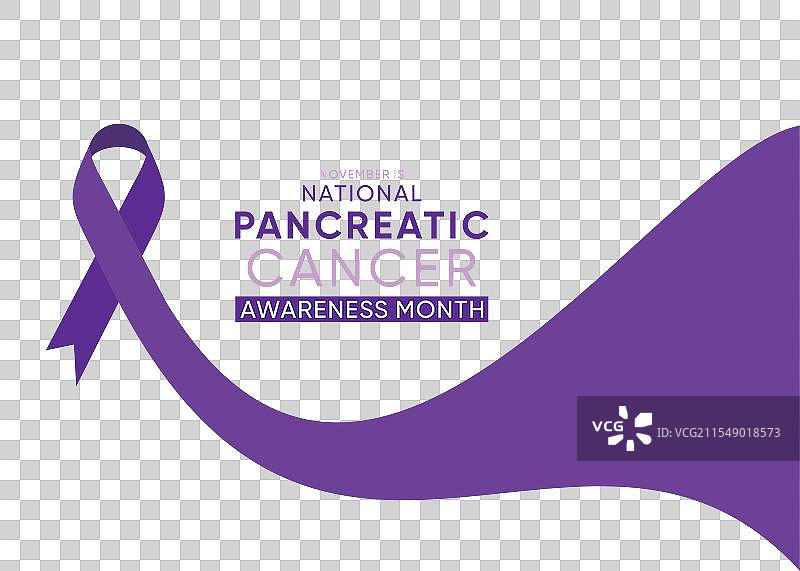 胰腺癌意识月在每年11月举行图片素材