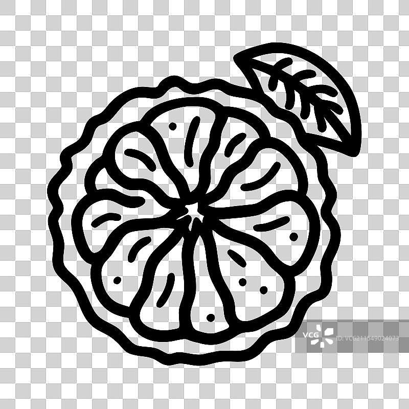 丑橘水果图标 水果图标图片素材