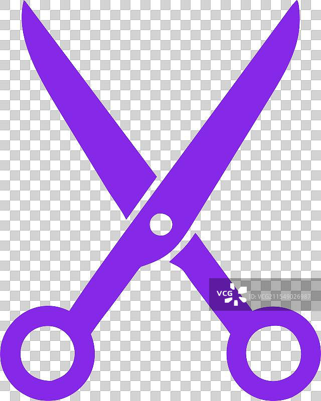 理发剪刀图标图片素材