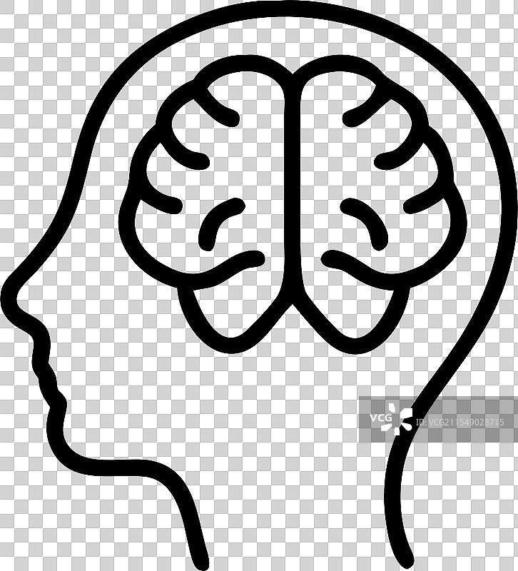 大脑图标图片素材