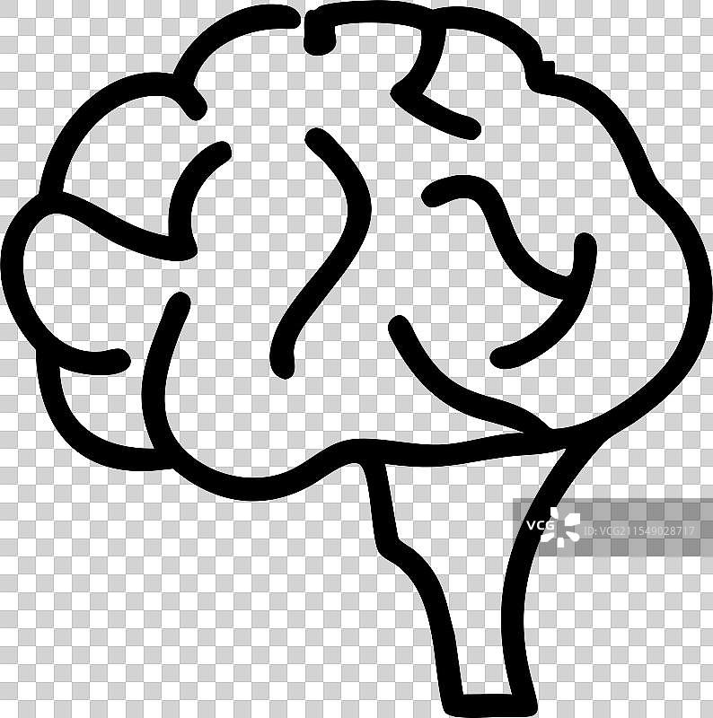 大脑图标图片素材