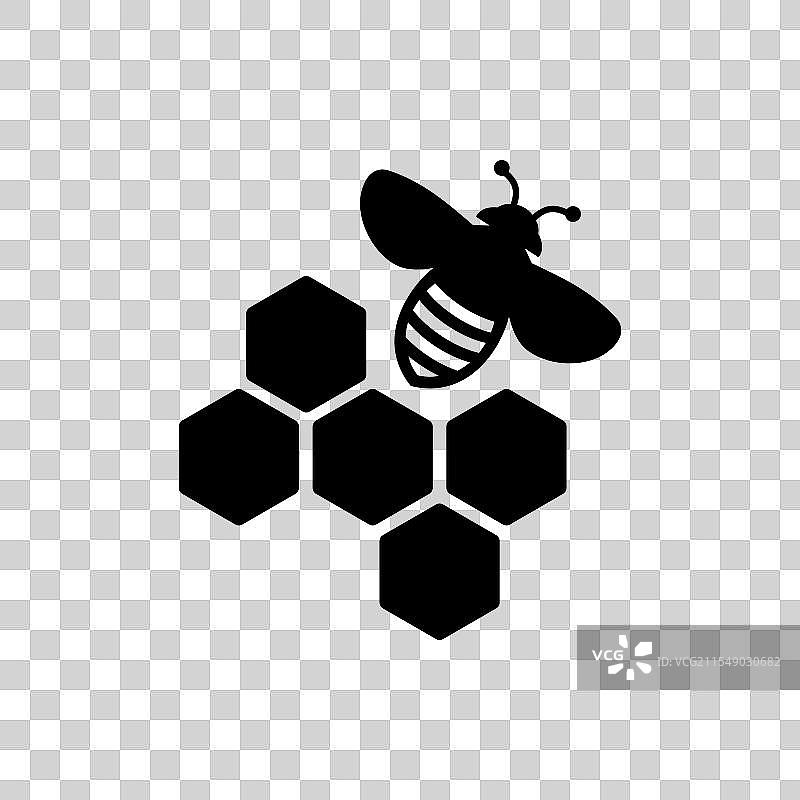 养蜂图标或蜂场图标图片素材
