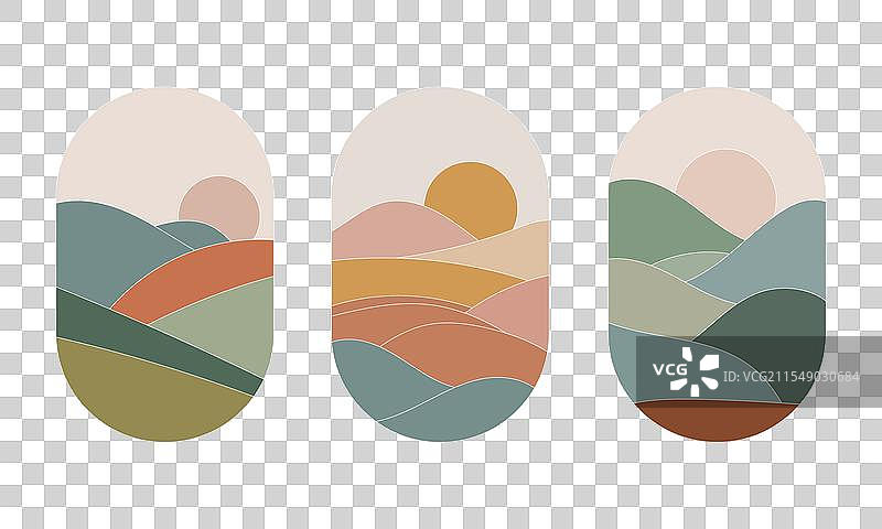 温暖的丘陵图片素材