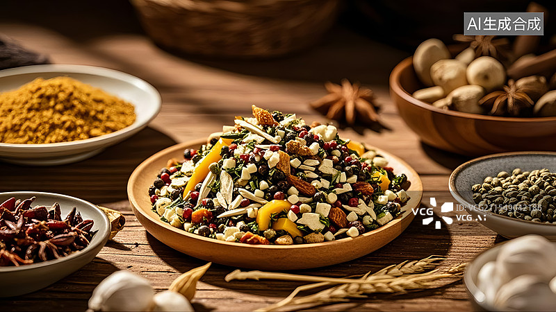 【AI数字艺术】烹饪烹调香料调味料图片素材