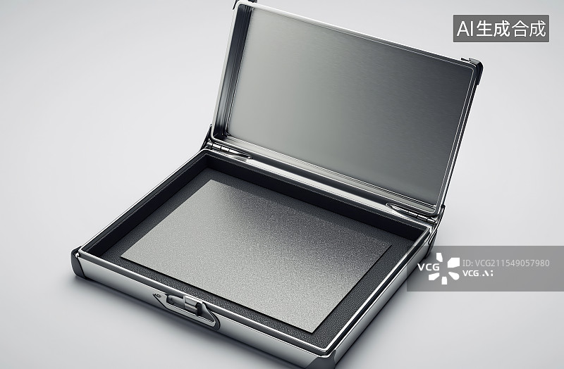 【AI数字艺术】一个金属盒子图片素材