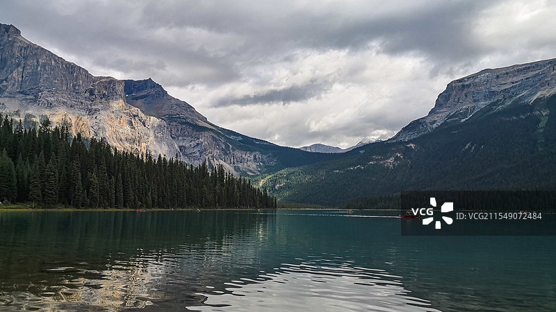 落基山脉的高山湖泊图片素材