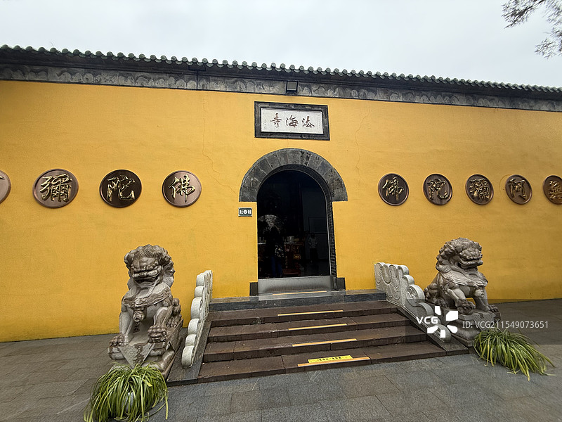 扬州-瘦西湖-法海寺图片素材